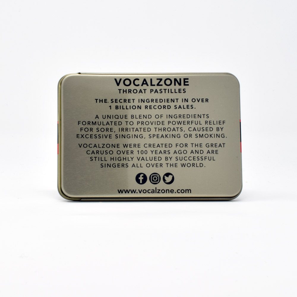 Vocalzone Gold Pocket Tin - Original 1912 Edition - Image 4