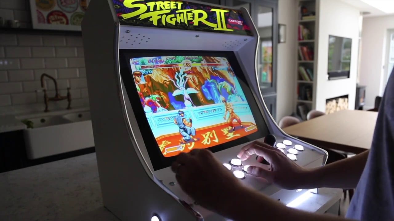 Street Fighter 2 Arcade machine display Street Fighter 2 Arcade Machine Display