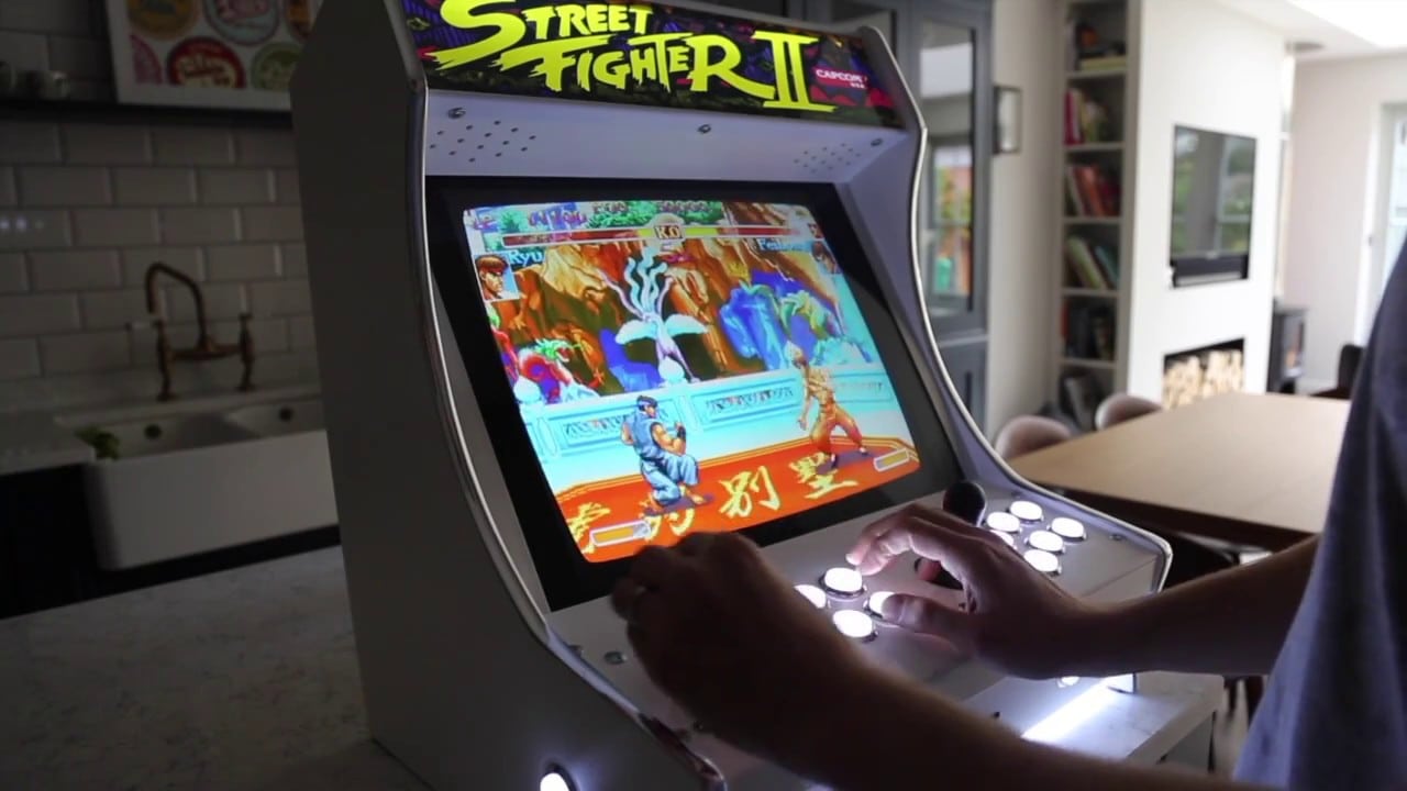 Street Fighter 2 Arcade Machine Display