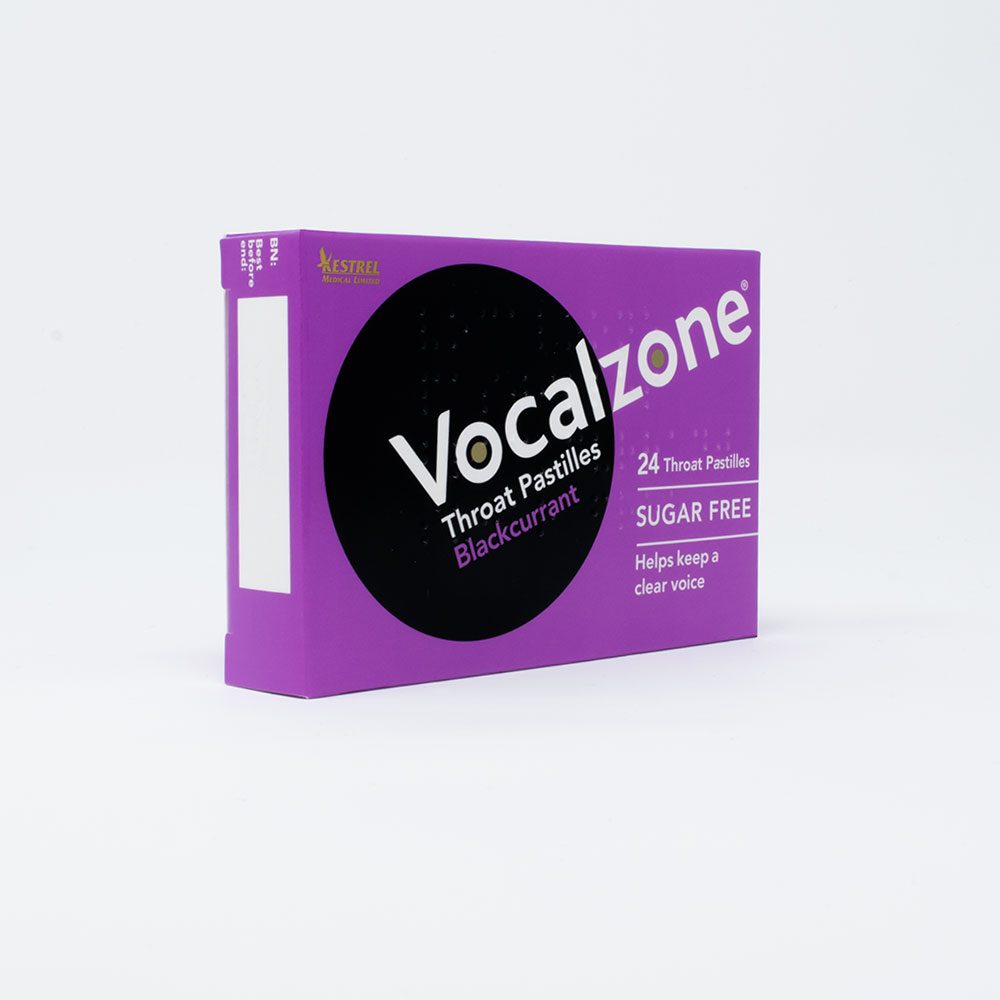 Vocalzone Throat Pastilles - Blackcurrant Sugar Free - Image 3