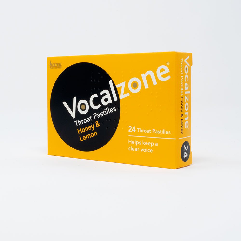 Vocalzone Throat Pastilles - Honey & Lemon - Image 3