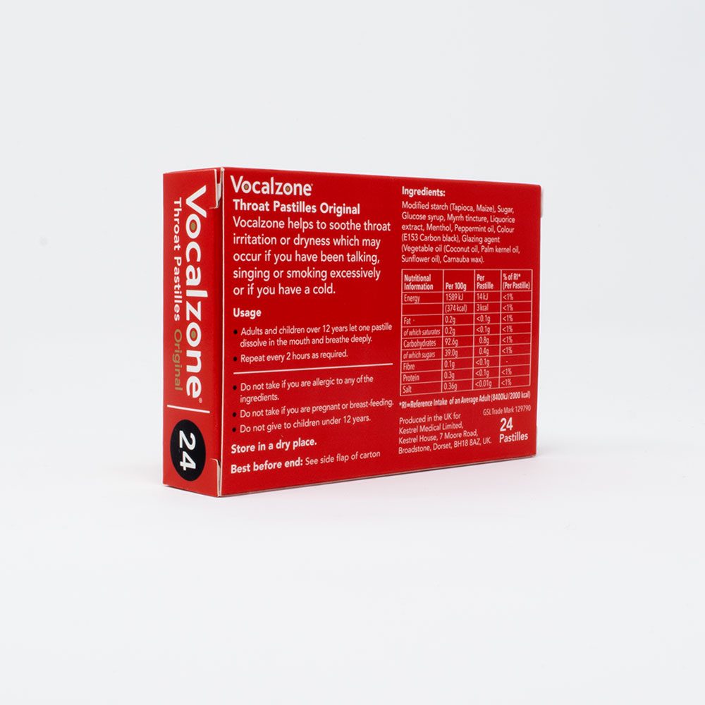Vocalzone Throat Pastilles - Original - Image 3