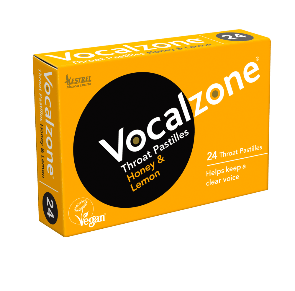 Vocalzone Throat Pastilles Honey & Lemon Monthly Subscription