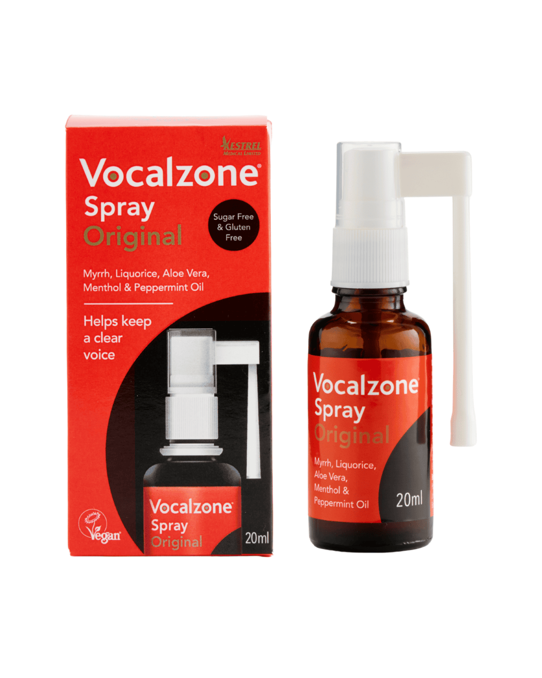Vocalzone Spray Bottle & Box
