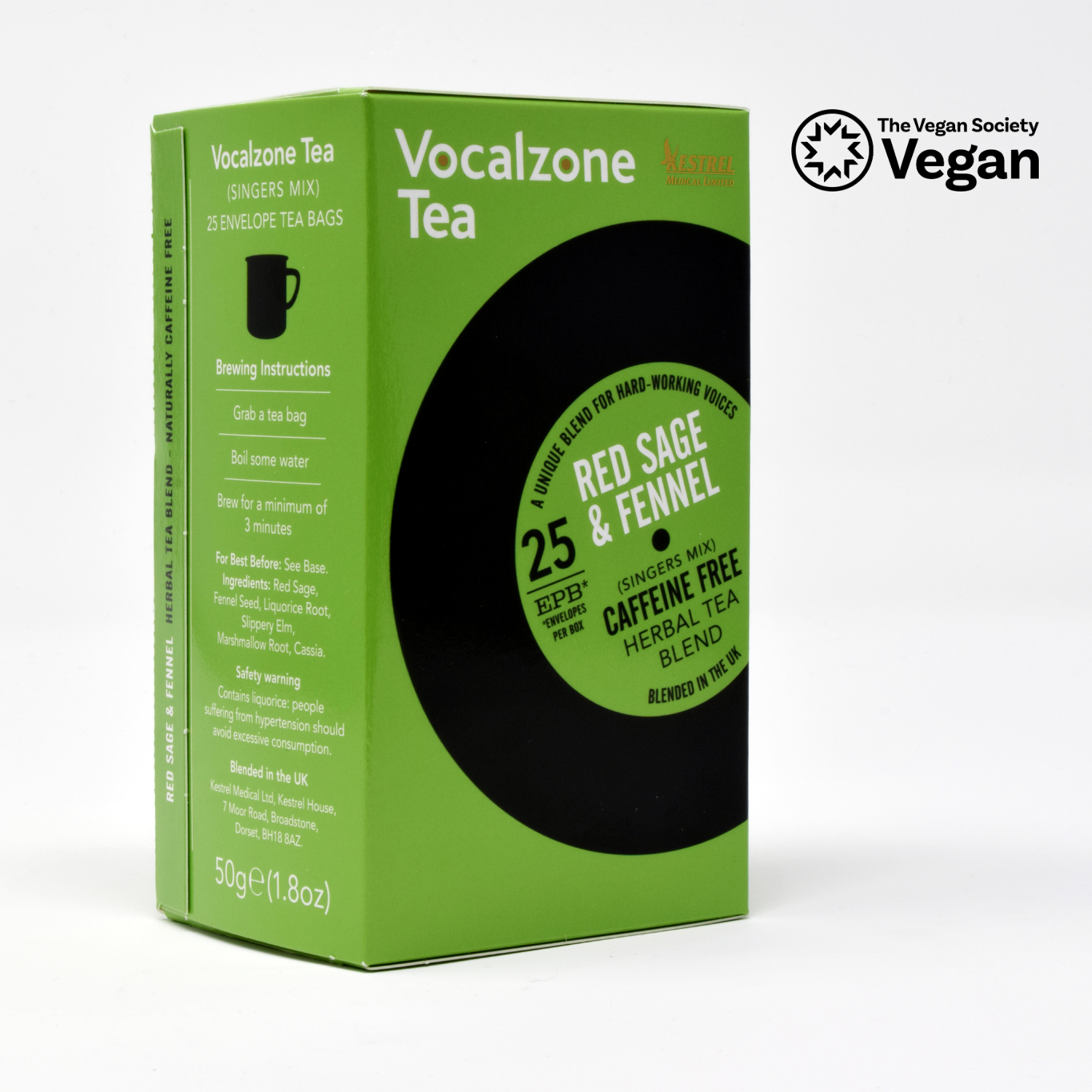 Vocalzone Tea - Red Sage & Fennel - Monthly Subscription