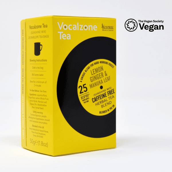 Vocalzone Tea - Lemon, Ginger & Manuka Leaf