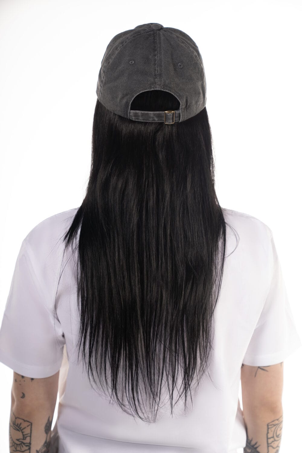 Vocalzone Vintage Cap reverse worn by a female model.
