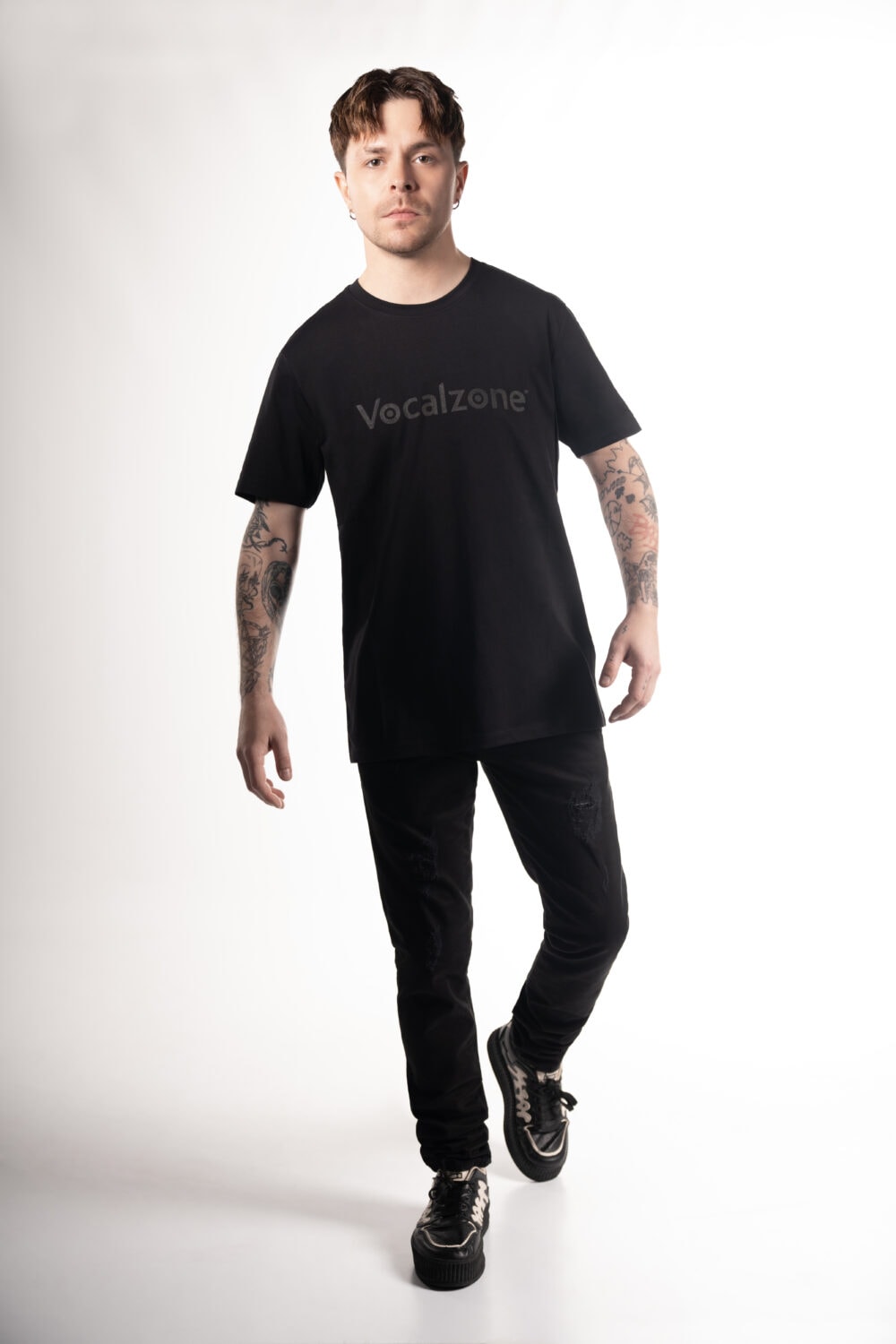 VZ Stealth T-Shirt worn by a male model