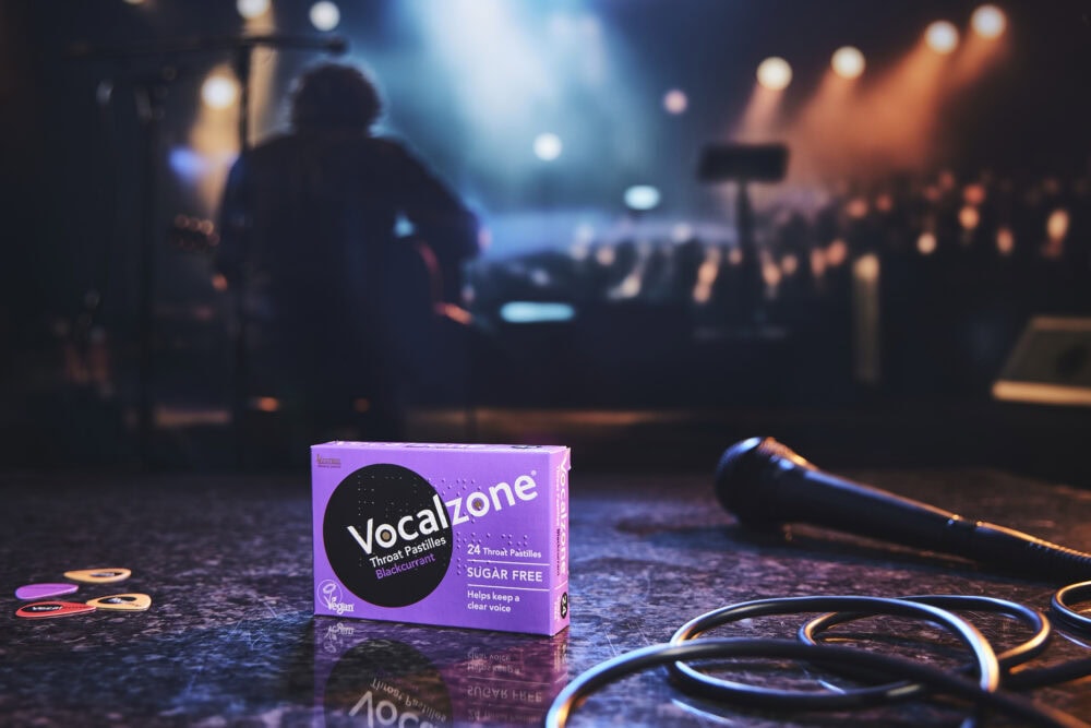 Vocalzone Throat Pastilles - Blackcurrant Sugar Free - Image 2