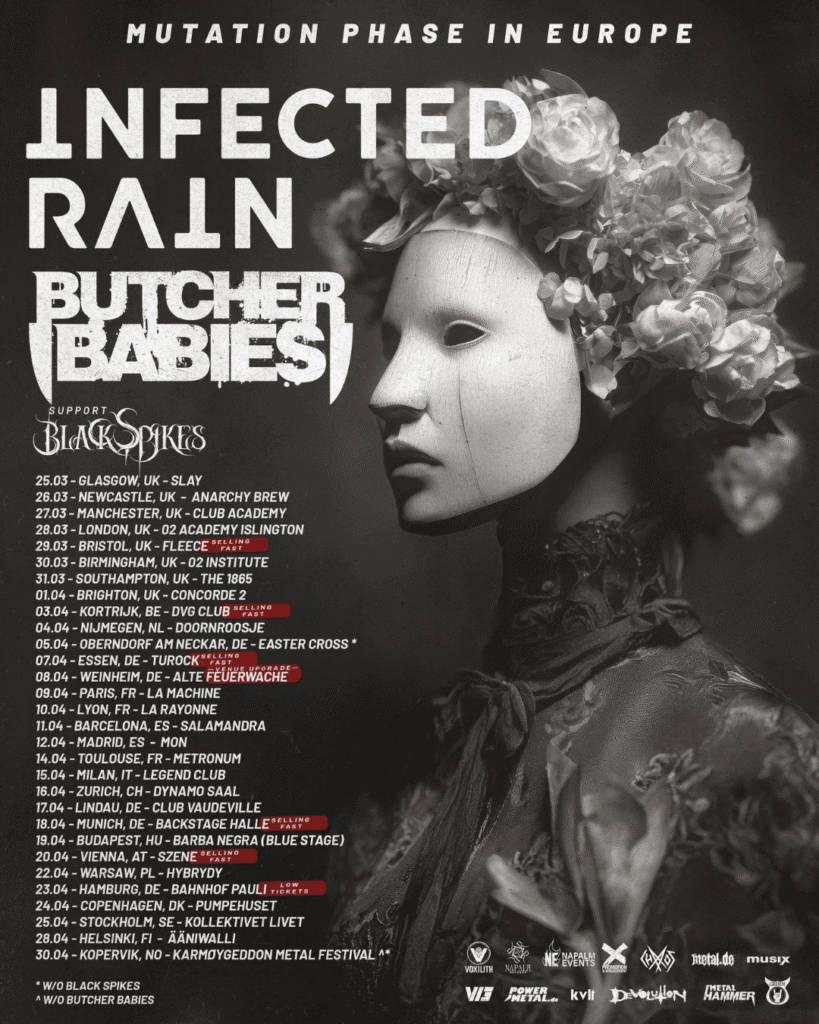 infected rain tour 2026