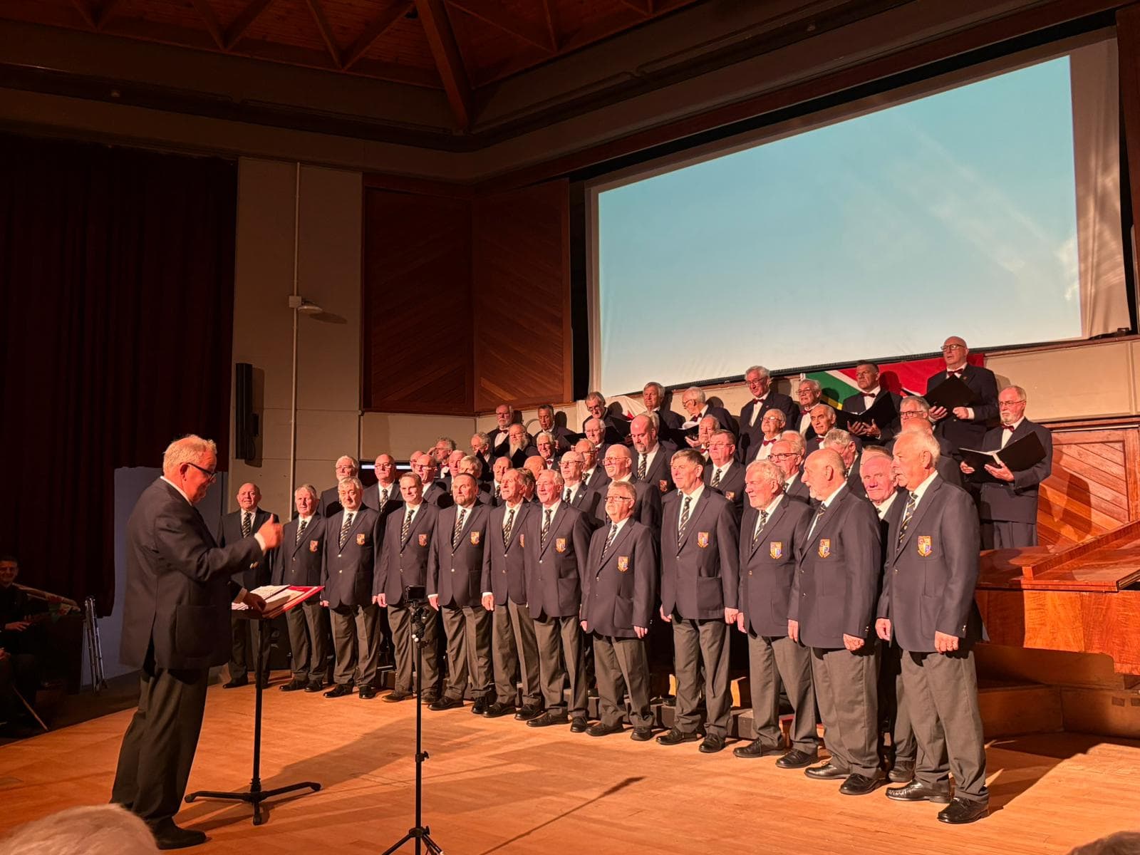 Cwmbach Male Choir in Cape Town