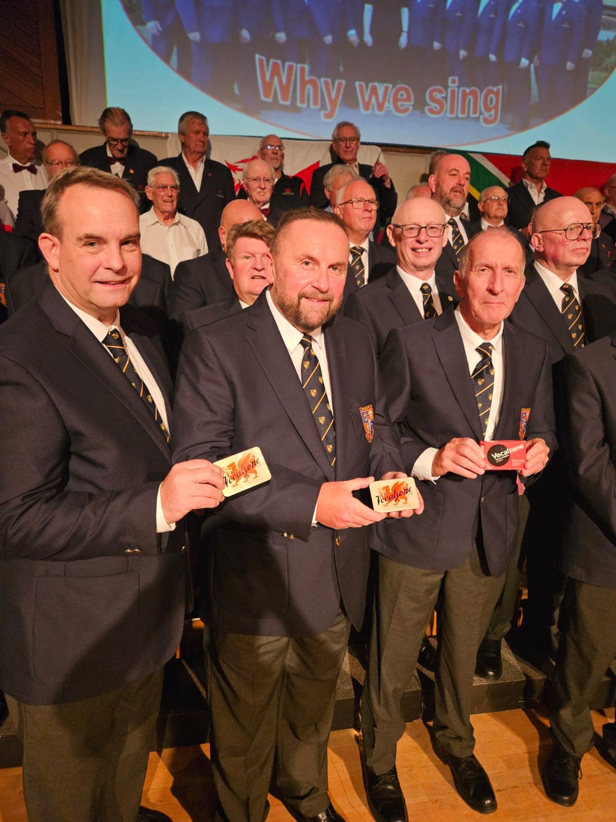 Cwmbach Male Choir Vocalzone Welsh tins