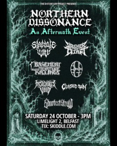 Cursed Sun Festival poster for Northern Dissonance